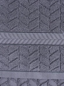 QIBHI 1/2/9条装纯色提花浴巾，轻薄吸水，方便用于浴室、旅行、居家使用，也适合开学季、美容院、家庭浴室等场所，是美容院、酒店、运动场所的理想之选，也是居家必备的毛巾和护肤浴巾。 - 深灰色 - 查看 9