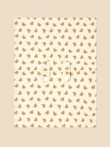 1pc Baby Stroller Basket Cover With Bear Pattern, Dust Cover - Multicolor - View 2