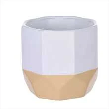Flower Pot Garden Planters Indoor Plant Containers White Home Decro - White - View 3