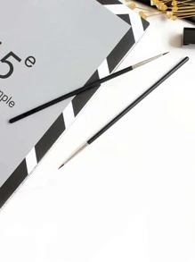 1pc Fine Eye Liner Brush & Eyebrow Makeup Brush, Eyebrow Brush, Eyeshadow Brush, Brush - Black - View 5