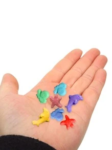 1 Sao Biển Và Cá Heo Hình Màu Ngẫu Nhiên Tự Làm Khuôn Silicon - Nhiều màu - Xem 6