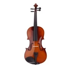 New 4/4 Acoustic Violin Case Bow Rosin Natural - màu nâu - Xem 6