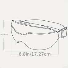 A15蒸汽眼罩奈米霧化保濕眼部保濕,蒸汽熱敷眼護理按摩器舒緩乾眼症療法 - 白色A15 - 查看 5