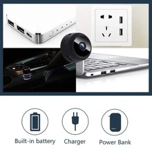 Mini Wireless Wifi Camera Mini Dv Home Indoor Camera Recorder Monitor Camera With Motion Detection High Definition Surveillance Camera, Battery Powered A9 Mini Camera, Small Camera For Home Monitoring And Recording, Indoor Security Camera, With Rechargeable Battery That Lasts About 40 Minutes When Fully Charged. It Can Be Plugged Into A Mobile Power Supply For Power Supply. Vga Main Control, 300,000 Pixels, No Night Vision Function, Suitable For Daytime Use Or Use Under Light.