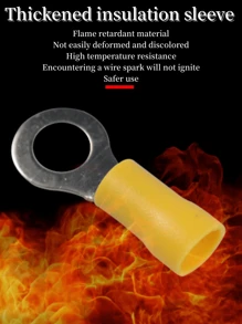 280pcs Cold-pressed Terminal Kit, Boxed Terminal - Multicolor - View 5