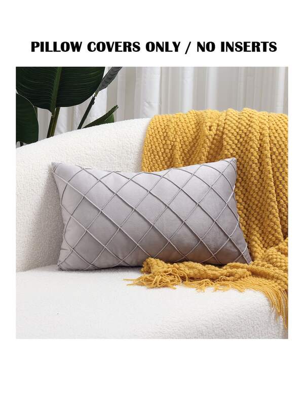 1pc Plaid Pattern Cushion Cover Without Filler SHEIN USA