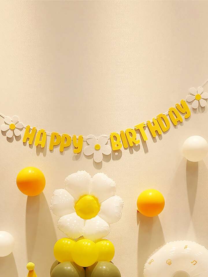 35% Off yellow birthday decorations of all sizes and shapes