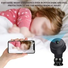 Mini Wireless Wifi Camera Mini Dv Home Indoor Camera Recorder Monitor Camera With Motion Detection High Definition Surveillance Camera, Battery Powered A9 Mini Camera, Small Camera For Home Monitoring And Recording, Indoor Security Camera, With Rechargeable Battery That Lasts About 40 Minutes When Fully Charged. It Can Be Plugged Into A Mobile Power Supply For Power Supply. Vga Main Control, 300,000 Pixels, No Night Vision Function, Suitable For Daytime Use Or Use Under Light.