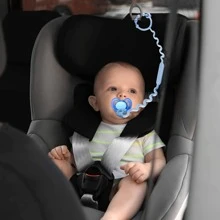 3 Stücke/Set Silikonspielzeug Leine Sicherheitsriemen, Kinderwagenkette für Säuglinge, Hochstuhl, Autositz, Babyfütterungstablett, geeignet für Babys und Mädchen