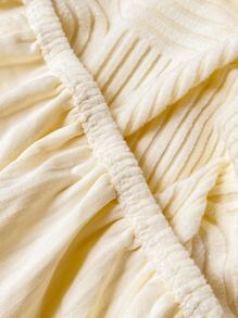 1入組花卉圖案長毛絨彈性沙發座墊套,簡單現代風格防滑沙發地墊,客廳沙發保護裝置適合L形沙發和沙發帶1-4 - 米白 - 查看 8