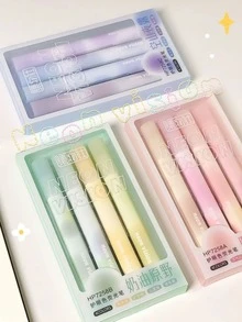 cái/bộ Bút dạ quang huỳnh quang, Màu neon, Làm nổi bật những điểm quan trọng, Vẽ nguệch ngoạc, Bút huỳnh quang học tập cho học sinh, Bút máy tính xách tay dung lượng lớn, Bút đánh dấu - Hồng - Xem 5