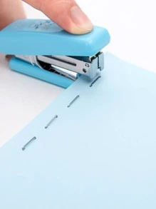 1盒通用型 10 號訂書機訂書釘 - 銀色 - 查看 4