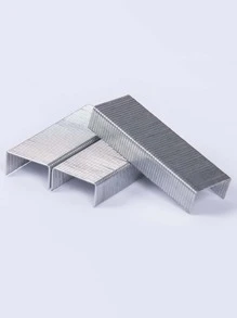 1盒通用型 10 號訂書機訂書釘 - 銀色 - 查看 2