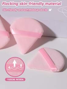 18支化妆刷套装+3个化妆粉扑套装，柔软三角矿物粉扑，适用于面部化妆，化妆刷套装，化妆刷组合，化妆刷套装，全套化妆工具，化妆刷套装，全套化妆工具，化妆刷套装，化妆刷套装，化妆礼盒套装 - 彩色 - 查看 7