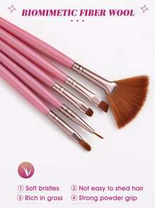 18支化妆刷套装+3个化妆粉扑套装，柔软三角矿物粉扑，适用于面部化妆，化妆刷套装，化妆刷组合，化妆刷套装，全套化妆工具，化妆刷套装，全套化妆工具，化妆刷套装，化妆刷套装，化妆礼盒套装 - 彩色 - 查看 4