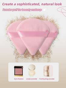 18支化妆刷套装+3个化妆粉扑套装，柔软三角矿物粉扑，适用于面部化妆，化妆刷套装，化妆刷组合，化妆刷套装，全套化妆工具，化妆刷套装，全套化妆工具，化妆刷套装，化妆刷套装，化妆礼盒套装 - 彩色 - 查看 9