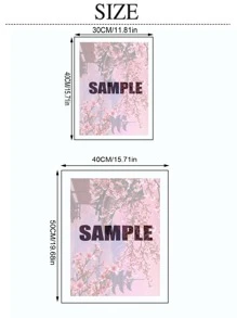 鑽石刺繡山水照片水鑽充分日本水鑽繪畫櫻花家庭裝飾 - 彩色 - 查看 4