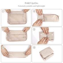 8pcs Clothing Storage Bag Dustproof Cosmetic Toiletry Pouches For Travel School Supplies Room Decor Bedroom Decor Dorm Essentials for School Student Teacher - Beige - View 6