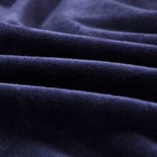 Velvet Futon Slipcovers Stretch Folding Sofa Bed Cover with Elastic Bottom - Navy Blue - View 7