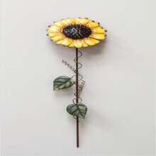 SuNFLlower Garden Iron Yard Stake DEcoor Outdoor Art Lawn DEcooration