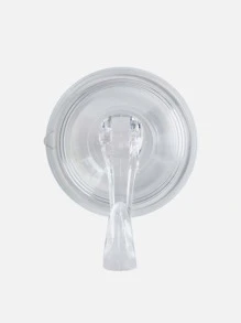 2入組透明pc塑料的無痕浴室吸盤掛鉤,無需打孔,承重能力強,適用於浴室、廚房的毛巾和配件收納 - 無色 - 查看 5