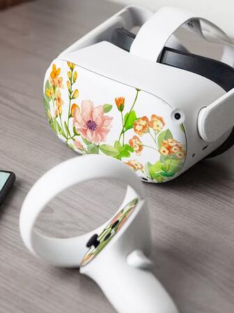 Colorful Patterned Sticker For Vr Gaming Oculus Quest 2