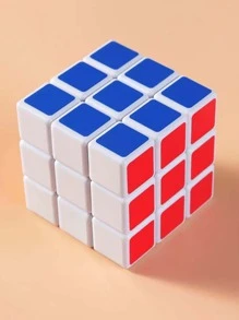 1 件装 Abs 魔方儿童益智拼图玩具，适合小学生减压玩具 - 彩色 - 查看 1