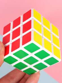 1 件装 Abs 魔方儿童益智拼图玩具，适合小学生减压玩具 - 彩色 - 查看 5