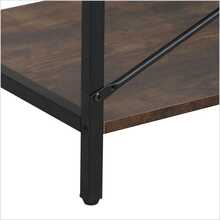 Freestanding ENTtry Coat Stand Hall Tree Shoe Rack Scarf Bag Hanger Open Wardrobe - màu đen - Xem 10