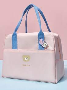 1入組便攜隔熱包適用於大容量飯盒或者 - 粉色 - 查看 1