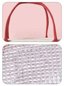 1入組便攜隔熱包適用於大容量飯盒或者 - 粉色 - 查看 6