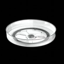 360° Rotation Plastic Storage Rack For Bathroom, Kitchen And Fruit & Vegetable Storage - White - View 8