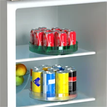 360° Rotation Plastic Storage Rack For Bathroom, Kitchen And Fruit & Vegetable Storage - White - View 6