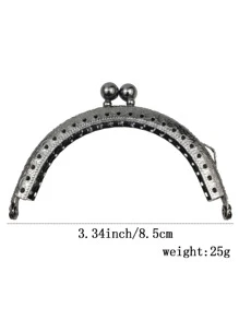 5入組復古壓花金屬皮夾邊框零錢包DIY包配件 - 彩色 - 查看 3