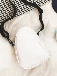 哥特式朋克搖滾鬼骷髏圖案斜挎包,流行新奇的單肩包,Y2K風格情侶零錢包適合派對,音樂節 - 白色 - 查看 5