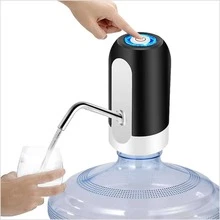 Water Bottle Pump Automatic USB Charging Water Bottle Disspenser - Black - View 2
