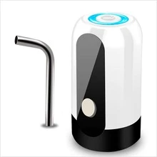 Water Bottle Pump Automatic USB Charging Water Bottle Disspenser - Black - View 4