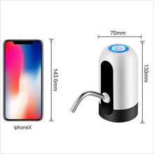 Water Bottle Pump Automatic USB Charging Water Bottle Disspenser - Black - View 6