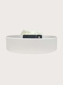 1 chiếc thắt lưng co giãn dành cho nữ có thiết kế đính hạt hoa thanh lịch cho ngày lễ tình nhân Halloween, mùa hè, mùa thu, mùa đông, Halloween - Màu be - Xem 2