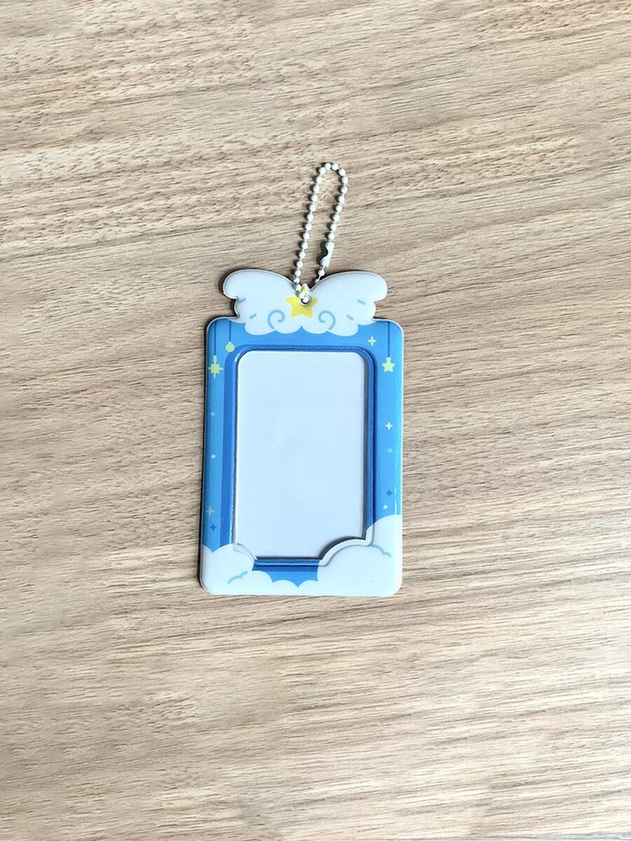 1pc Cartoon bowknot 3 inch photo storage pendant card holder - Multicolor - View 1