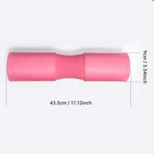 1 件装杠铃垫，颈部和肩部保护海绵垫，适用于男士和女士深蹲、弓步、举重、健身 - 粉色 - 查看 2