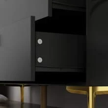 6 Drawers Storage Dresser Mid Century Chest of Drawer Sideboard