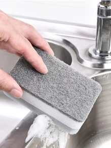 1套/10入/15入/20入/50入廚房清洗洗碗雙面海綿,厚實的海綿和清潔布 - 灰色 - 查看 1