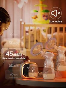 NCVI electric double breast pump - Yellow - View 3
