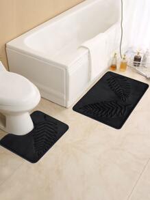 1pc Simple Solid Color Slow Rebound Water Absorbent Bathroom Floor Mat Home Bathroom Decor Bath Rug Floor Carpet Outdoor Rug Door Mat Fall Decor Bathroom Accessories Back To School