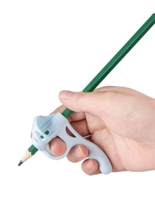 1入組筆筒適用於兒童寫作聯係,糾正手寫姿勢,五指握力設計 - 藍色 - 查看 3