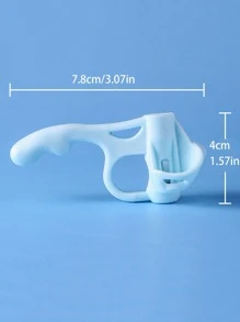 1入組筆筒適用於兒童寫作聯係,糾正手寫姿勢,五指握力設計 - 藍色 - 查看 5