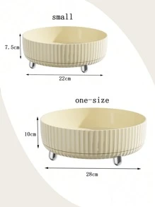 多功能旋转化妆品收纳盒，适用于房间、家居、卧室、浴室、粉色房间、客厅装饰、旅行用品、礼品袋、送给妈妈、爸爸、男士、朋友、老师的礼物、生日礼物、婚礼礼物、办公桌、置物架、配件收纳、礼品盒、趣味礼物、储物盒、珠宝盒、化妆刷收纳袋、化妆刷架、香水收纳盒、化妆包、房间装饰 - 米色 - 查看 4