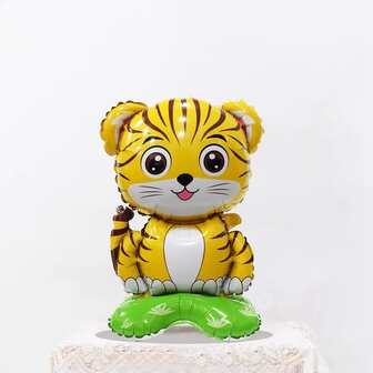 1入組鋁製氣球，創意動物設計家居裝飾氣球，派對