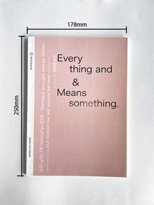 纯色系列清新简约高颜值B5尺寸笔记本 凝胶笔记本 横线笔记本 专用笔记本 草稿笔记本 日记本 错题本 记事本 - 藕粉色 - 查看 5